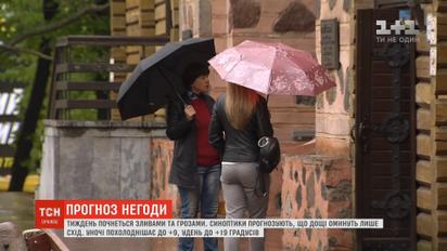 Прогноз погоди в Україні: дощі зі зливами не припиняться до вихідних
