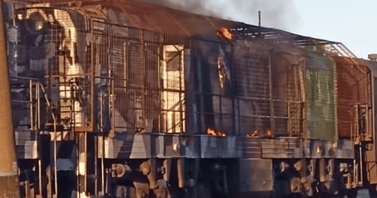 Удар по поїзду УЗ біля Сум