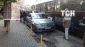 Автохам на елітному Mercedes-AMG заблокував рух трамваїв на Подолі