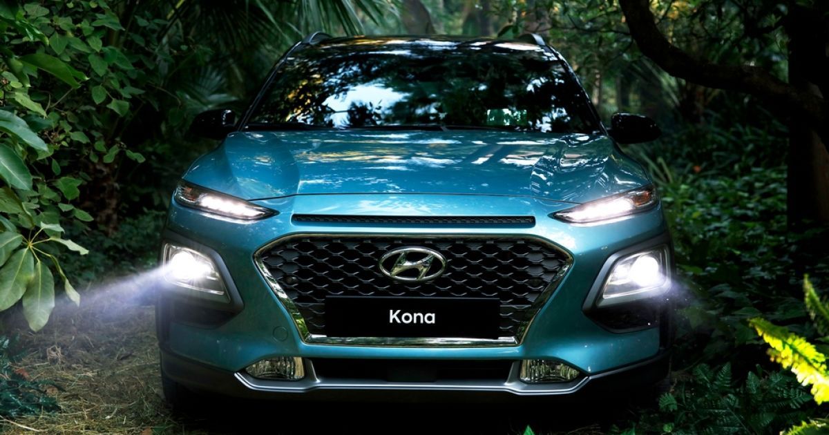 Hyundai показав на тизері перші зображення оновленого кросовера Kona