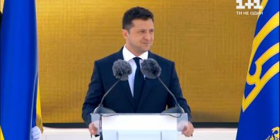 Слово президента Украины Владимира Зеленского на военном параде к 30-летию Независимости
