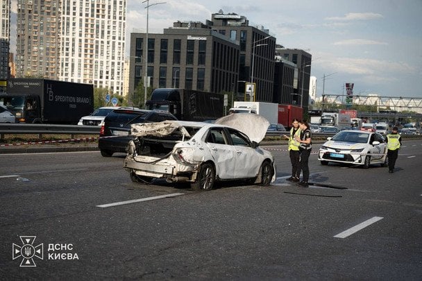 В Киеве в результате российской атаки пострадали шесть человек