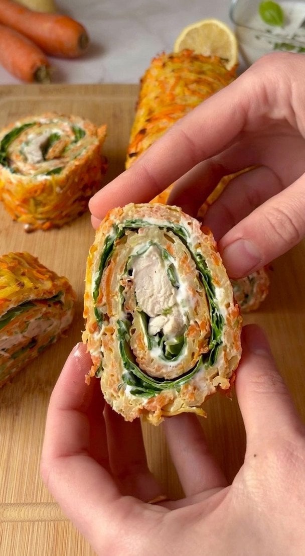 Морквяний рулет instagram.com/ginie.healthylife / © Instagram