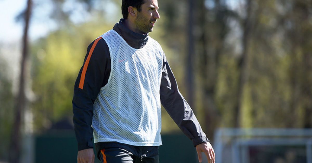 Тренировка "Шахтера" перед матчем с "Динамо" в 26-м туре УПЛ