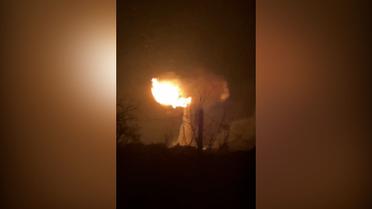 У Харкові горить газопровід