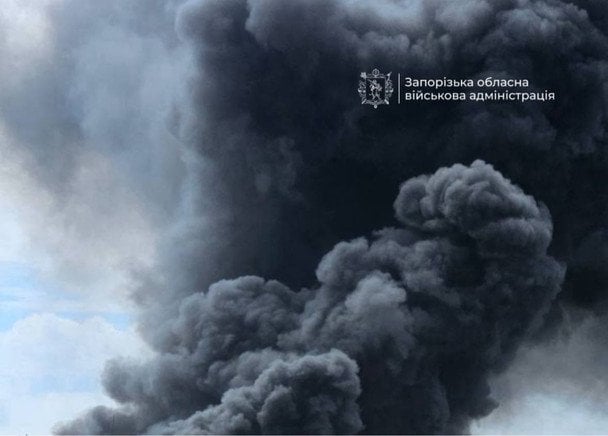 Атака на Запорожье 25 июня.