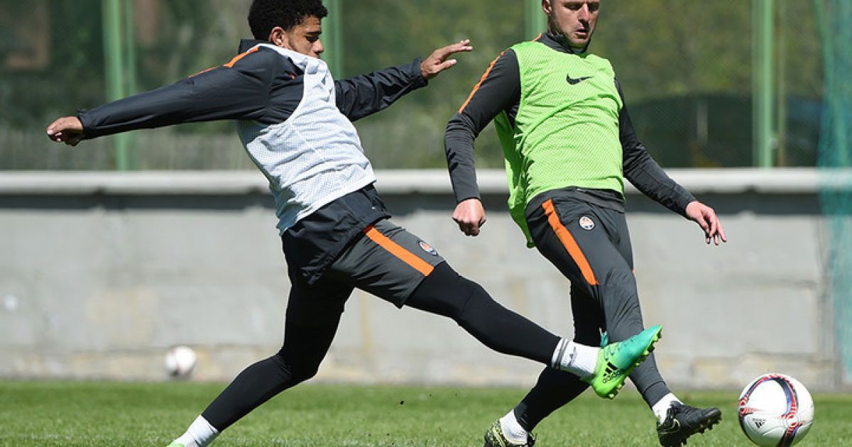 Тренировка "Шахтера" перед матчем с "Динамо" в 26-м туре УПЛ