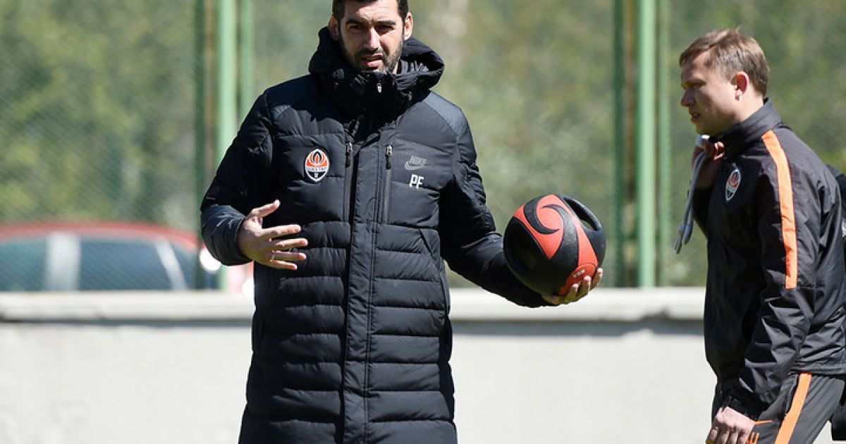 Тренировка "Шахтера" перед матчем с "Динамо" в 26-м туре УПЛ