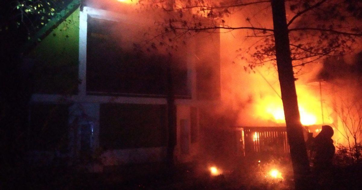 Пожежа ресторан Рівне_2 / © ГУ ДСНС України у Рівненській області