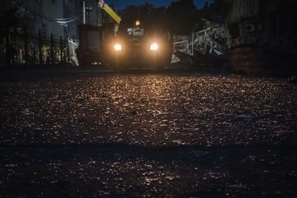 Ракетний удар по Краматорську / © ДСНС України