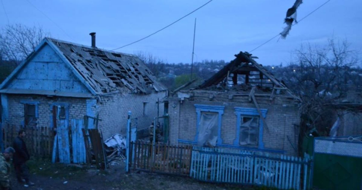 Обстріл Авдіївки_3 / © Facebook/прес-центр штабу АТО