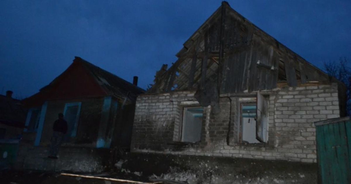 Обстріл Авдіївки_5 / © Facebook/прес-центр штабу АТО