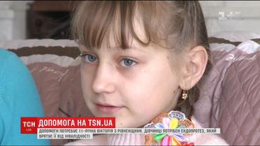 Дівчинка з Рівненщини потребує термінової операції, яка врятує її від інвалідності