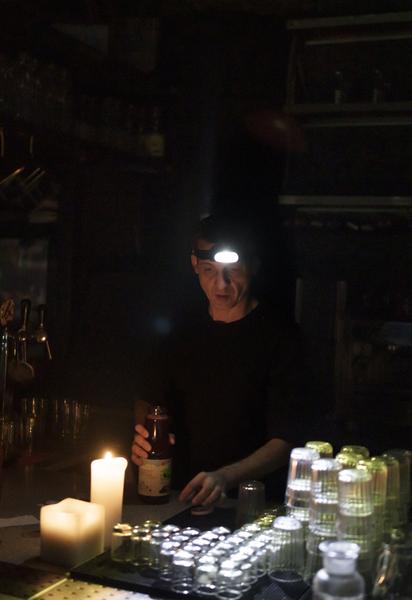 Отключение света.