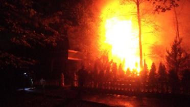 Пожежа ресторан Рівне_5 / © ГУ ГСЧС Украины в Ровенской области