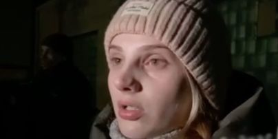 "Де зараз він – я нічого не знаю": на місці вибуху в Києві жінка розшукує чоловіка (відео)