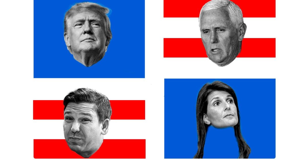 Дональд Трамп, Майк Пенс, Рон Десантіс, Ніккі Гейлі
