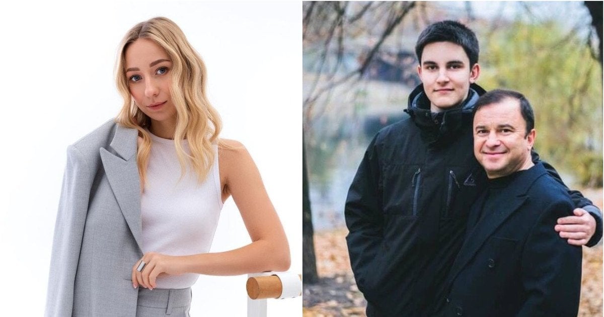 Катерина Репʼяхова та Віктор Павлік із сином Павлом