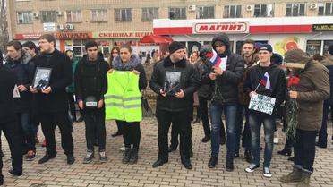 Протест у Донецьку проти Савченко_5 / © ТСН.ua