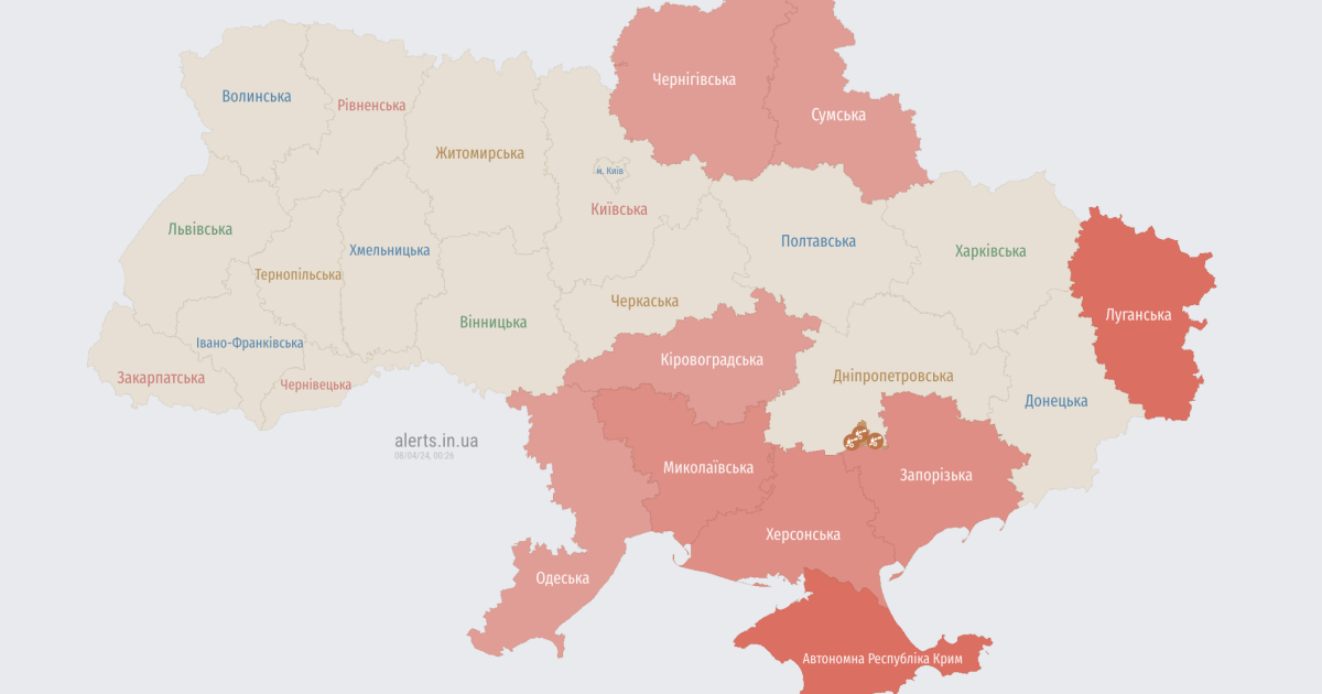 Мапа тривог