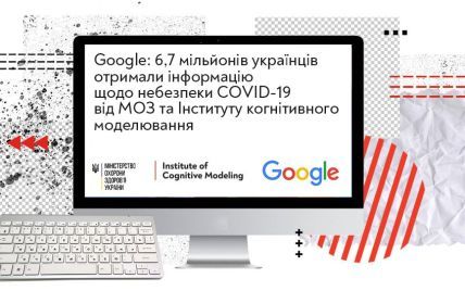Минздрав и Институт когнитивного моделирования проинформировали 6,7 млн пользователей об опасности COVID-19 - Google