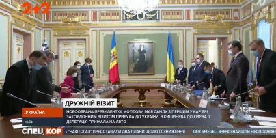 В Киеве состоялась встреча президентов Украины и Молдовы