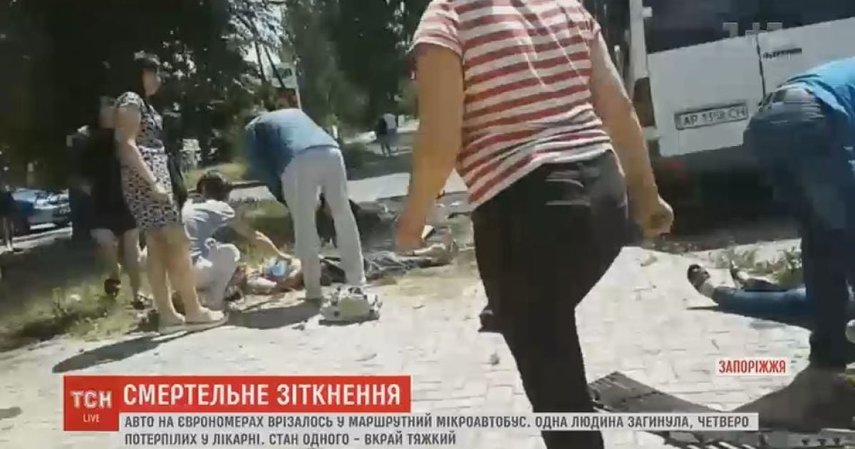 В крови водителя, который врезался в маршрутку в Запорожье, обнаружили сразу три вида наркотиков