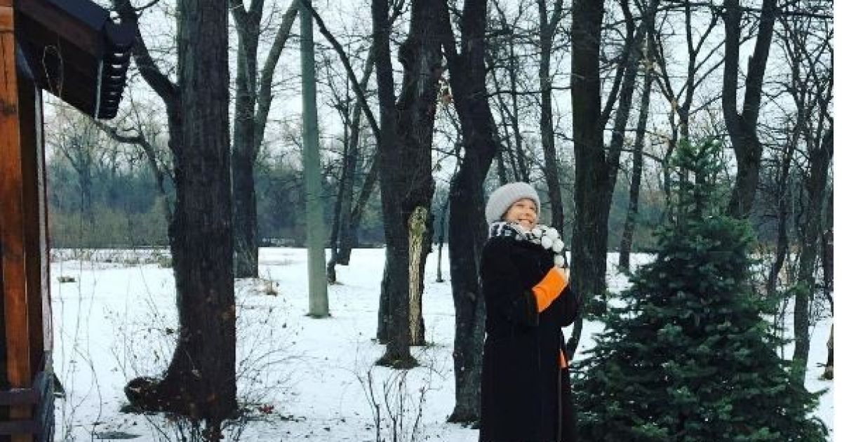 Осадча відпочивала в морозному Києві