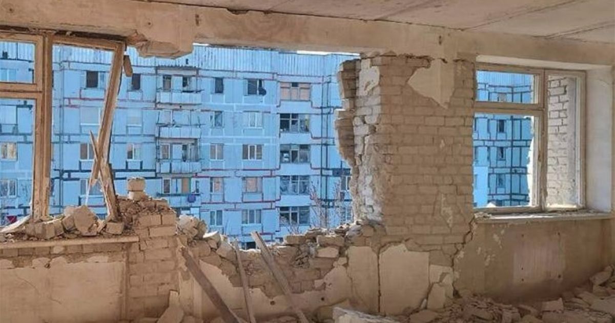 Наслідки обстрілу Степногірська на Запоріжжі