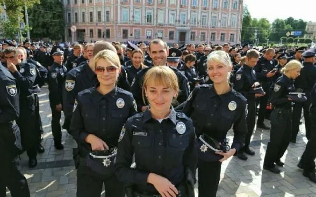 Патрульные примут  присягу / © Hromadske.tv