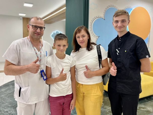 11-річний пацієнт Максимко Білецький / © Перше медичне об'єднання Львова