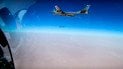 Російський стратегічний T-95 атакує ракетою X-101