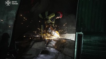 Враг атаковал Киев баллистикой: раздались взрывы, возникли пожары / © t.me/s/dsns_telegram