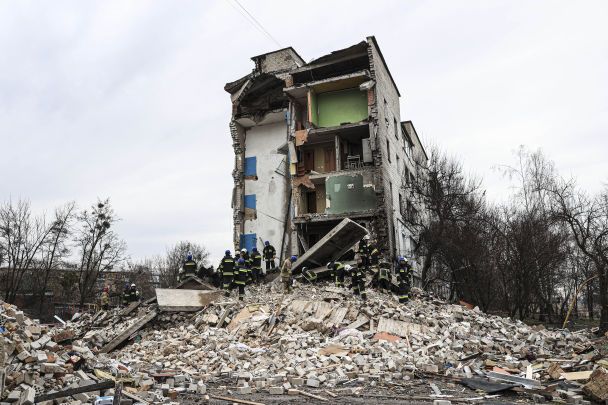 Уничтоженный Россией дом / © gettyimages.com
