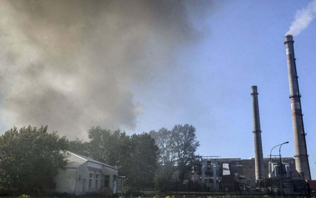 В Эстония произошел пожар на химзаводе / © postimees.ee