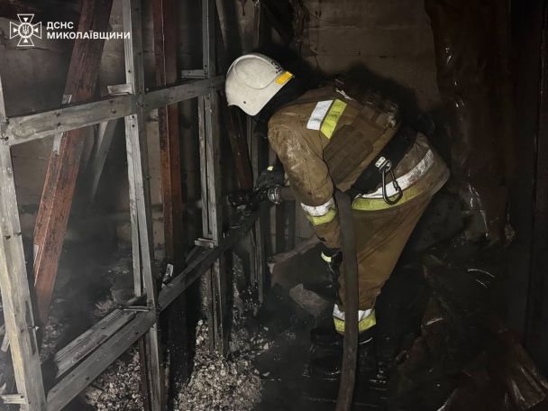 Вночі проти 22 січня російські дрони атакували Миколаїв. / © ДСНС