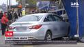 Водитель такси заснул за рулем и въехал в автобусную остановку - есть погибшие