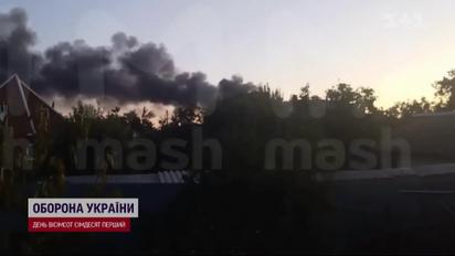 У Росії палає нафтобаза! Дрони постаралися!