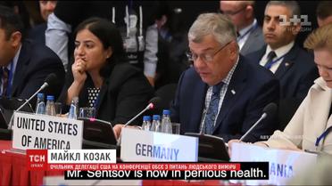 Глава американской делегации призвал освободить Сенцова и других украинских политзаключенных