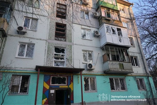 РФ атакувала Запоріжжя балістикою та дронами / © Очільник Запорізької ОВА Іван Федоров