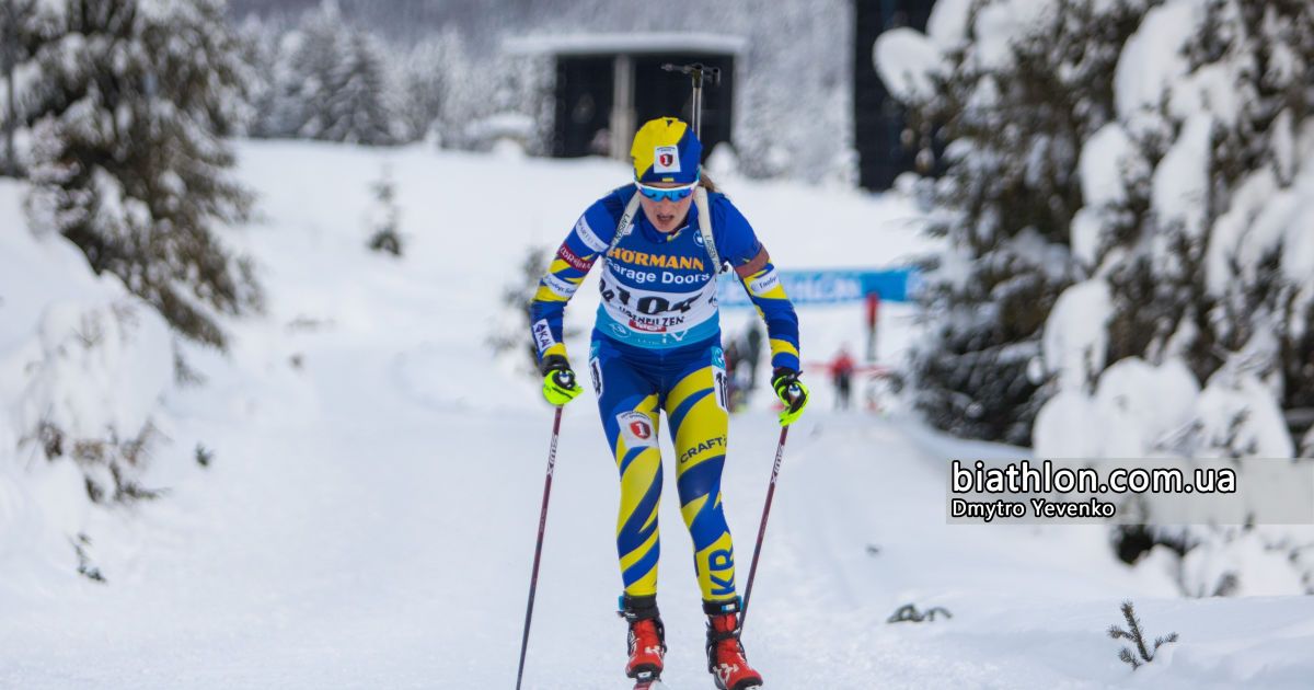 Украинки не попали в топ-20 гонки преследования на Чемпионате Европы по биатлону