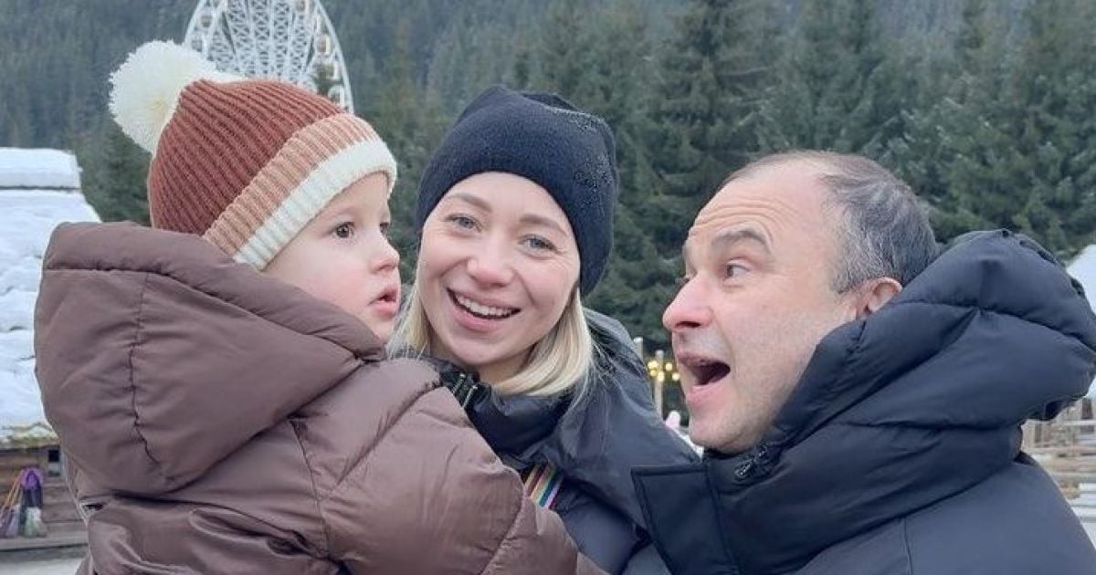Віктор Павлік з родиною у Буковелі