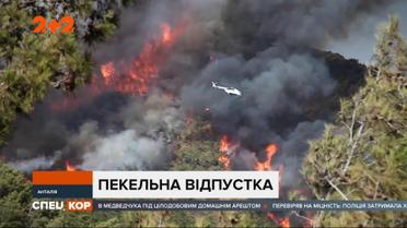 МИД призывает украинцев не ехать в охваченных пожарами туристические регионы Турции