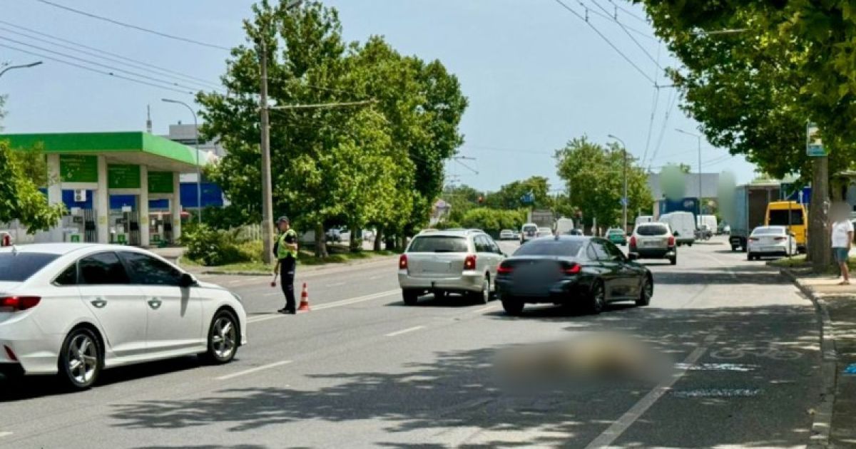 На месте аварии