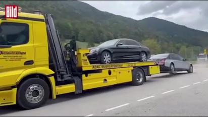 У Німеччині транспортують заарештовані автівки друга Путіна