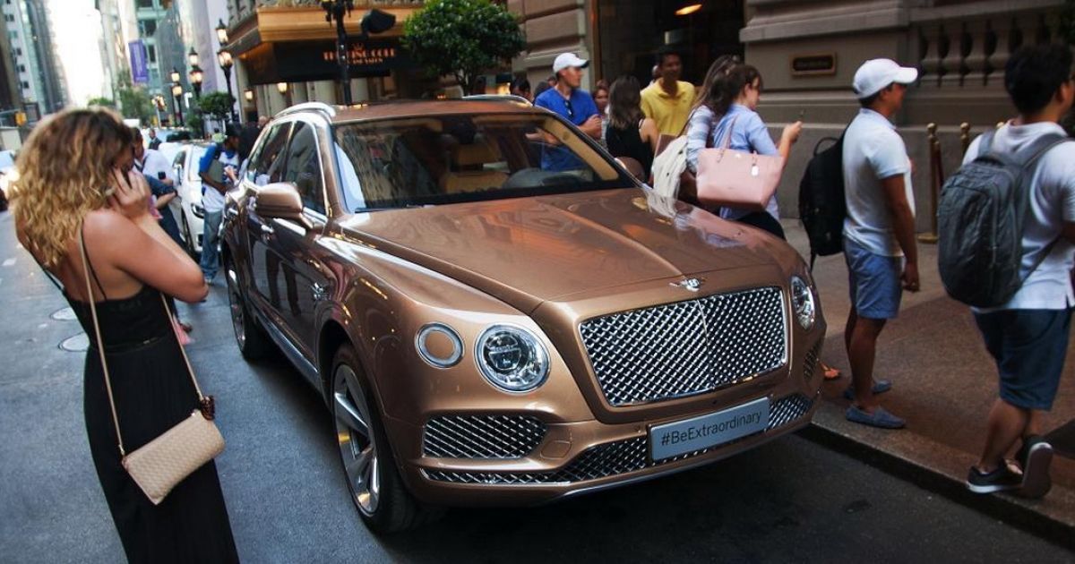 Bentley Bentayga уже появился в Нью-Йорке