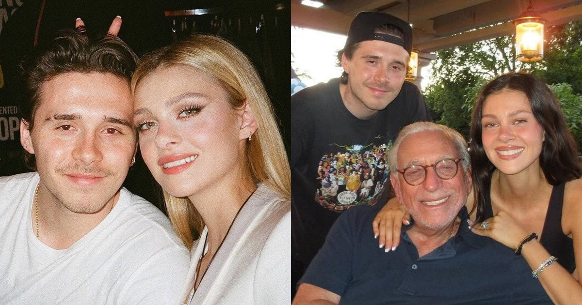 Бруклін Бекхем з дружиною Ніколою Пельтц та її батьком