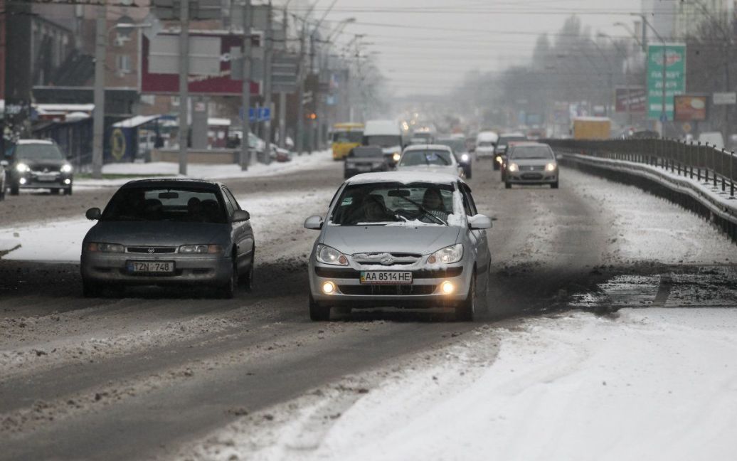 Первый снег в Киеве / © УНИАН
