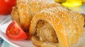 Запеченные в слоеном тесте куриные голени