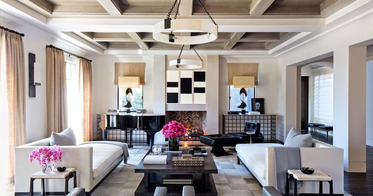 Дом Кортни Кардашян / © architecturaldigest.com